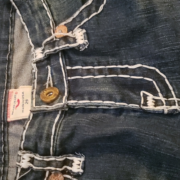 True Religion Jeans Billy Super T Cut Y2K - Picture 5 of 8